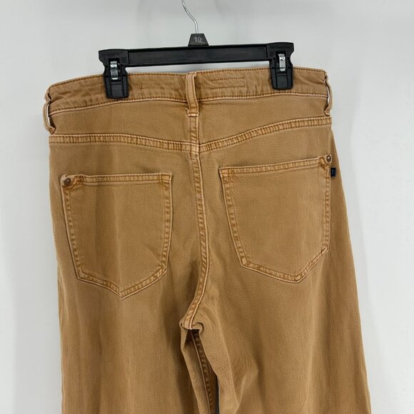 Pilcro Anthropologie The Breaker Jean Women's 28 Relaxed Denim Jeans Copper/Tan - Picture 5 of 12